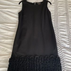Black Ruffle Bottom Dress